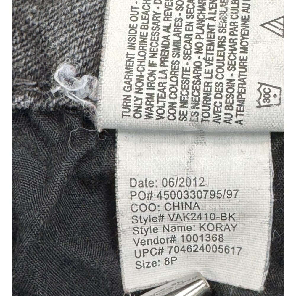 Nine West Womens Black Denim Vintage Bootcut Jeans Embellished Pocket Size 8/29P - Picture 16 of 16